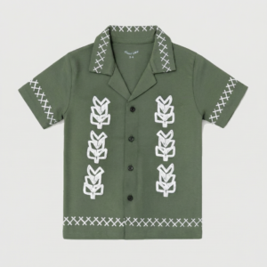 Boys all print polo shirt